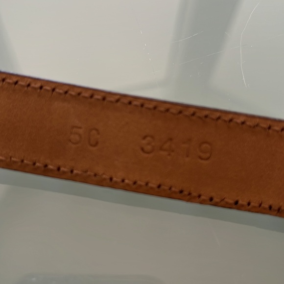 Miu miu leather black   Belt size 90/36 with a beautiful crystal main image 10